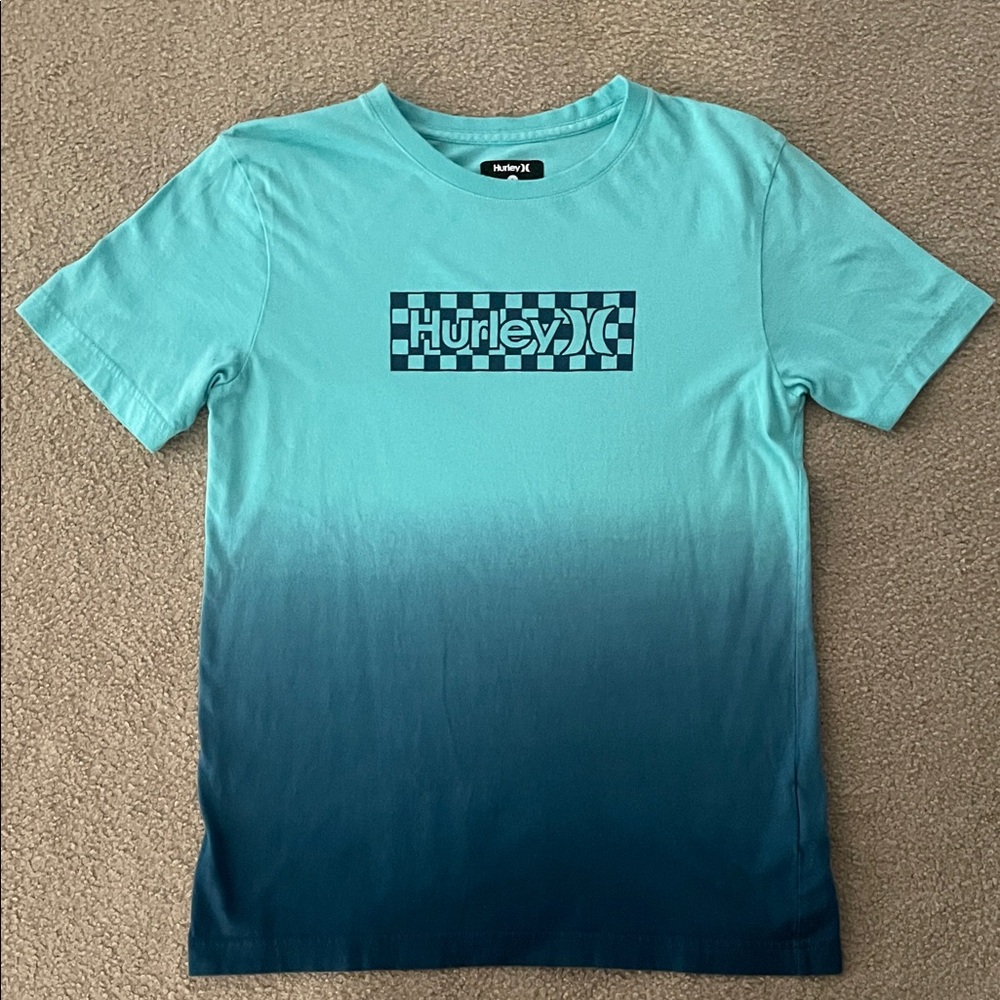 Hurley Teal and Navy Gradient Tee